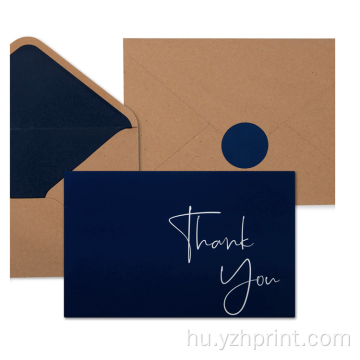 Üzleti köszönetkártyák egyedi köszönőlapok